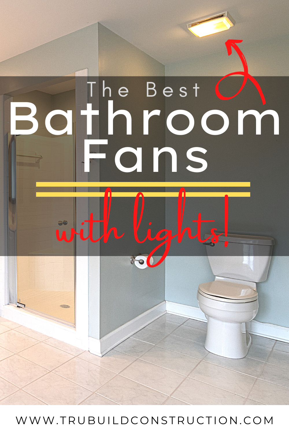 Bathroom vent 2024 with light
